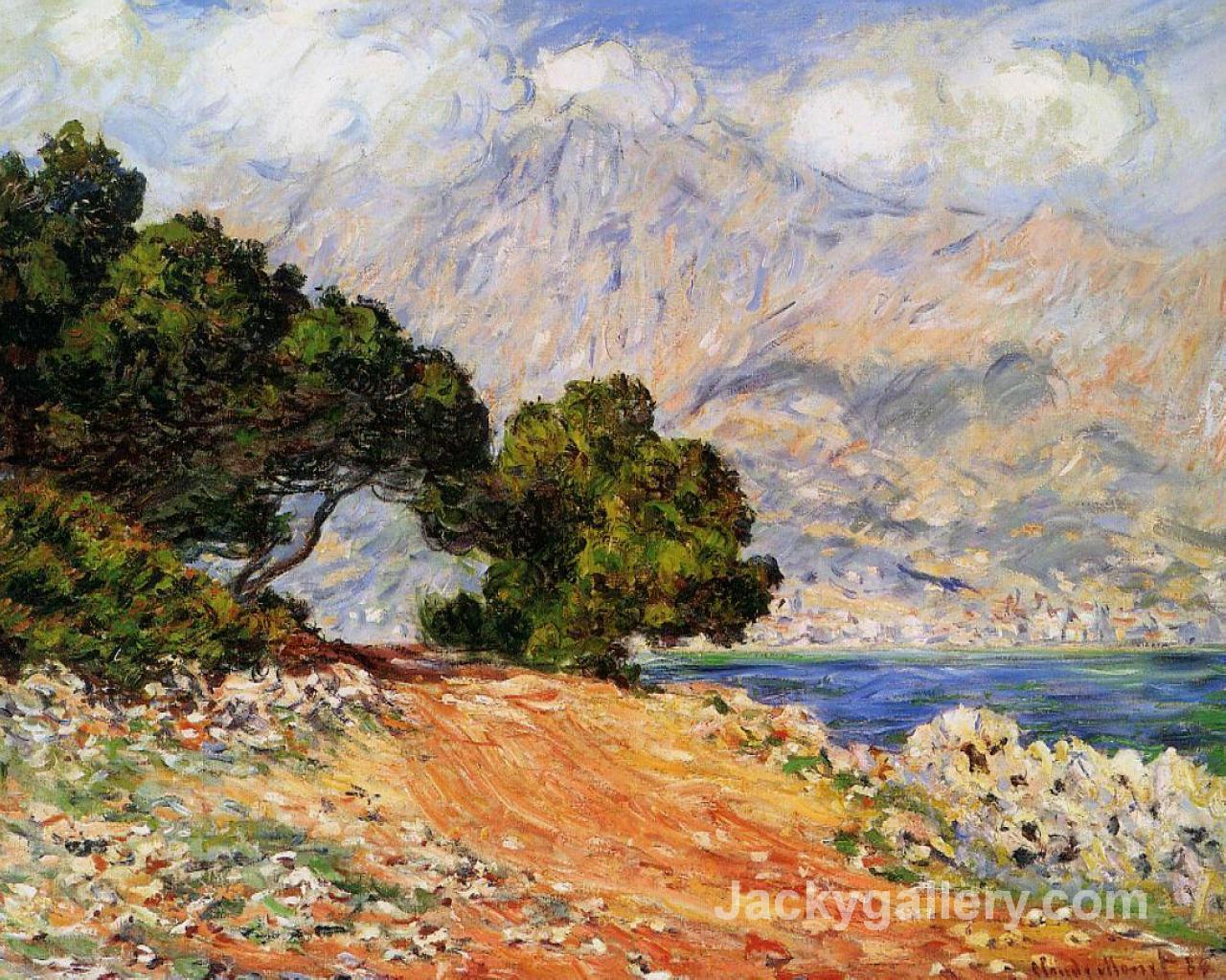 Meton Seen from Cap Martin by Claude Monet paintings reproduction